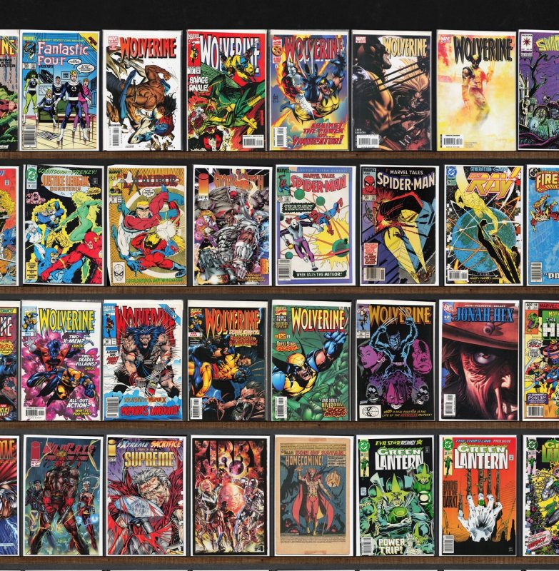 Huge Lot 150+ Comics with Wolverine, The Uncanny X-Men, Green Lantern & More!