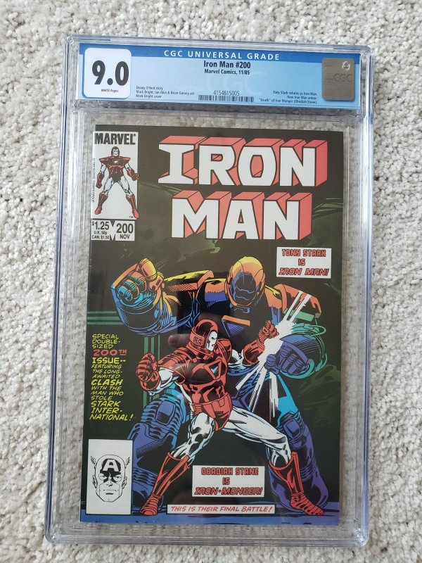 Iron Man 200 CGC 9.0 (1985)