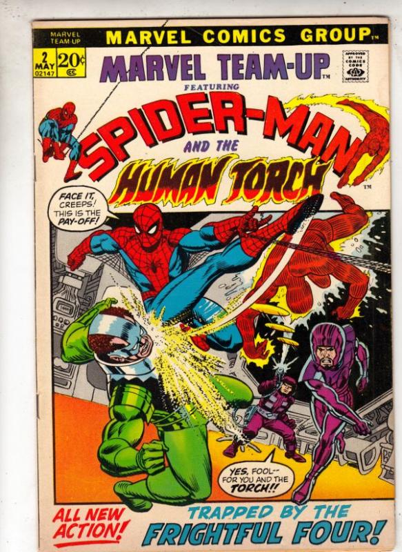 Marvel Team-Up #2 (May-72) VF+ High-Grade Spider-Man