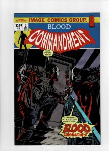 Blood Commandment #3C (2024) NM+ (9.6) Ezra & Will try to beat the vampires (d)