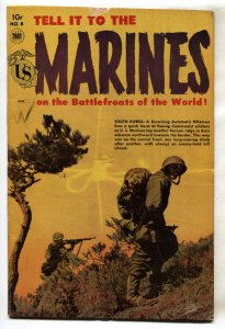 Tell it to the Marines #8--1954--Photo cover--Golden Age--War--comic book