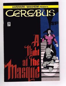 Cerebus The Aardvark # 16 NM Aardvark-Vanaheim Comic HTF High Grade S10