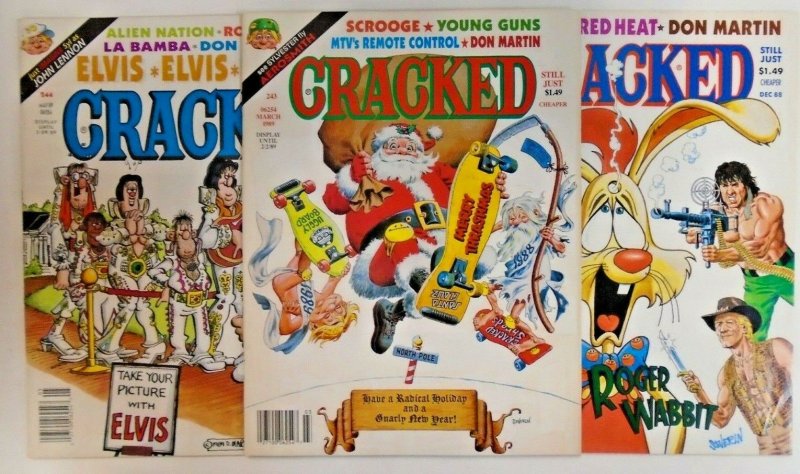 *Cracked #229-230, 232-233, 235, 240-241, 243-244 (9 issues)