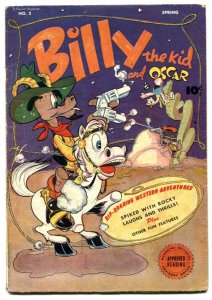 Billy the Kid and Oscar #2 1946- Golden Age obscure comic VG