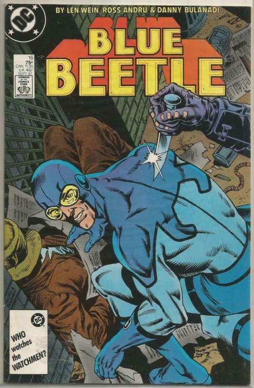 BLUE BEETLE #16, NM-, Len Wein, DC, 1986 1987, more  in store 