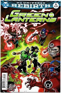 Green Lanterns #6 Rebirth Variant Cvr (DC, 2016) NM