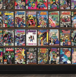 Huge Lot 150+ Comics with Justice League America, The Avengers & More!