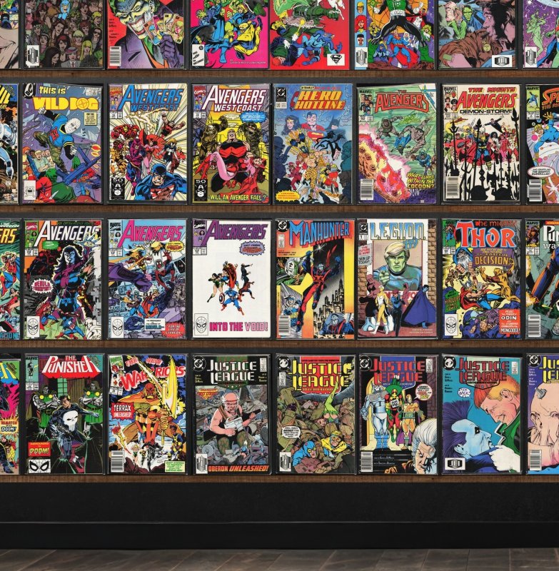 Huge Lot 150+ Comics with Justice League America, The Avengers & More!