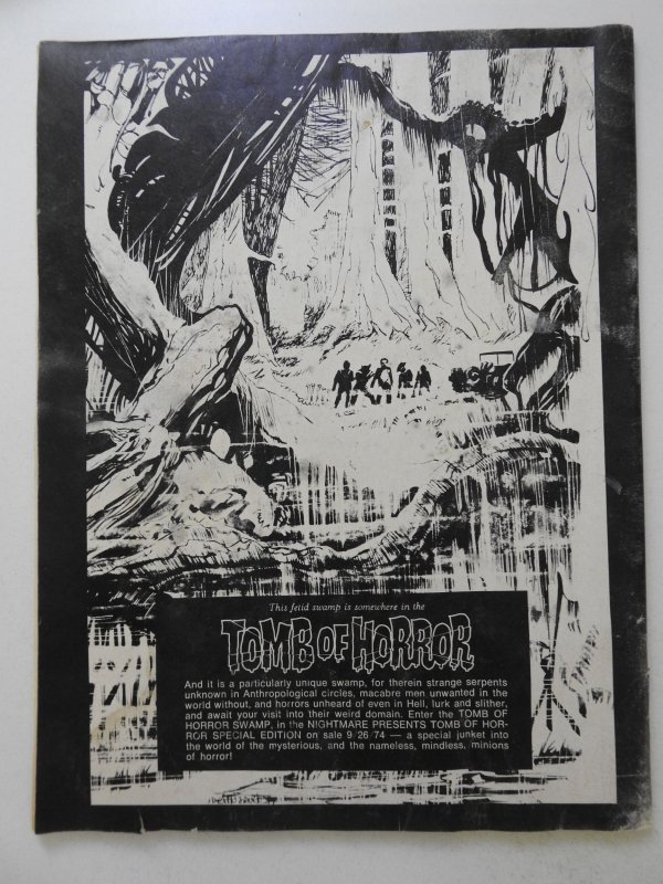 Nightmare #21 (1974) Solid VG- Condition! Awesome Read!