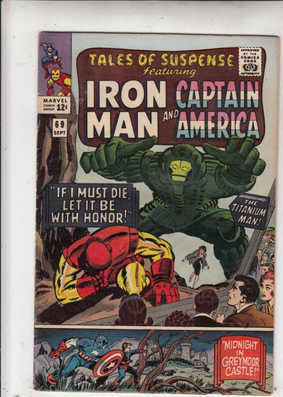 Tales of Suspense #69 (Sep-65) VF High-Grade Iron Man, Captain America, Bucky...