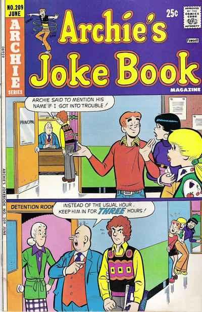 Archie's Joke Book Magazine #209, Fine+ (Stock photo)