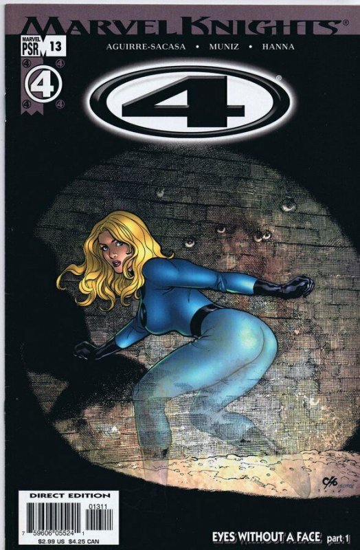 Marvel Knights 4 #13 ORIGINAL Vintage 2005 Marvel Comics GGA Invisible Woman