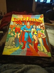 Super Friends Treasury C-41 1976 Batman Superman Wonder Woman Alex Toth