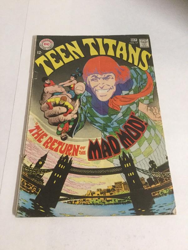 Teen Titans 17 Gd/Vg Good/Very Good 3.0 Bottom Staple Detached DC Silver Age