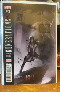 Generations: Hawkeye & Hawkeye Second Print Cover (2017)