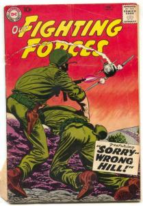 Our Fighting Forces #42 1958-Russ Heath- DC Silver Age War G/VG 