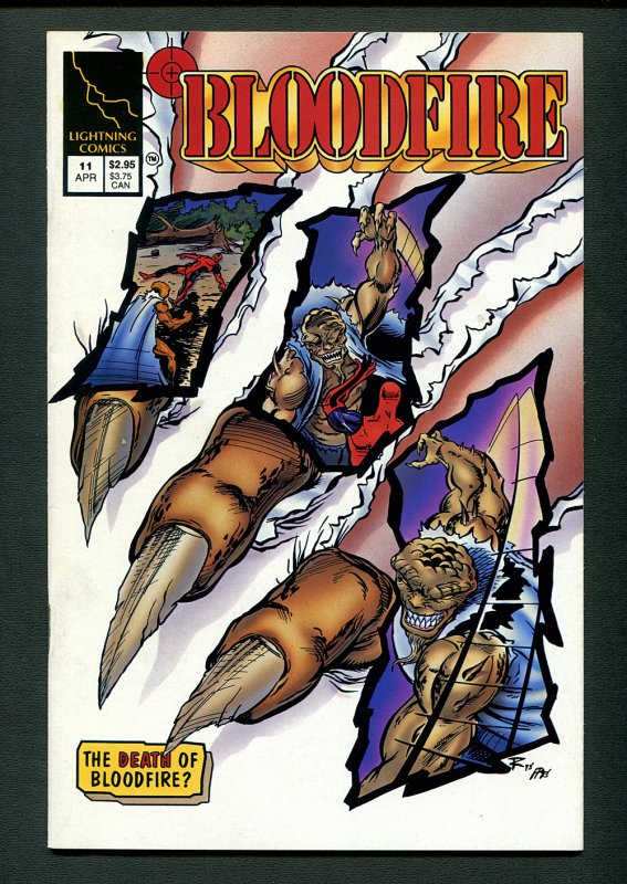 Bloodfire #11 #12 (SET) ( 9.2 NM-) Final Issues / Terral Lawrence Cover / 1994