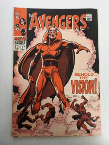 The Avengers #57 (1968) FN/VF Condition! First appearance of the Vision!