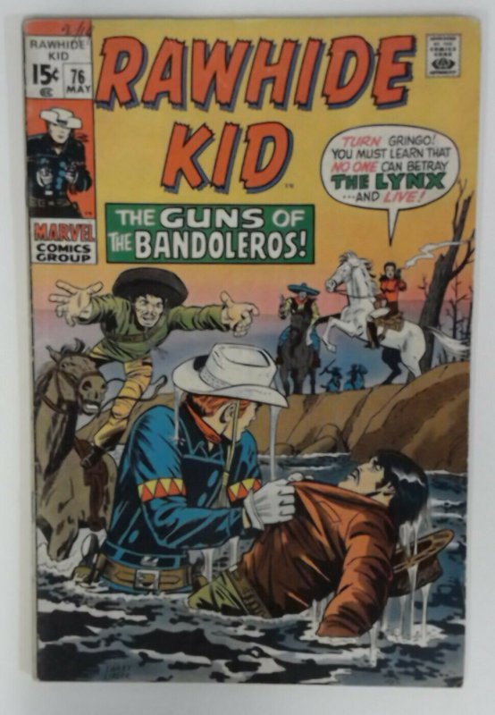 Rawhide Kid #76 Marvel Comic 1971 Bronze Age  FN  Western Cowboy Comics