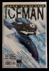 X-MEN Iceman #1-4 Complete Set 2001 Marvel Comics Icons Series 1 2 3 4 Lot VF