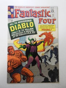 Fantastic Four #30 (1964) VG+ Condition tape bc, 1/4 in spine split, stamp fc