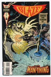 Blaze #2 Larry Hama Man-Thing NM-