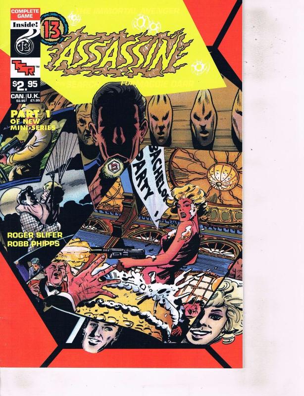 Lot Of 4 Assassin TSR Comic Book #1 2 4 6   BH50