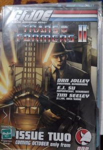 GI JOE VS transformers II  # 1  2004 DDP DEVILS DUE COMICS  FLAG  var g.i. joe