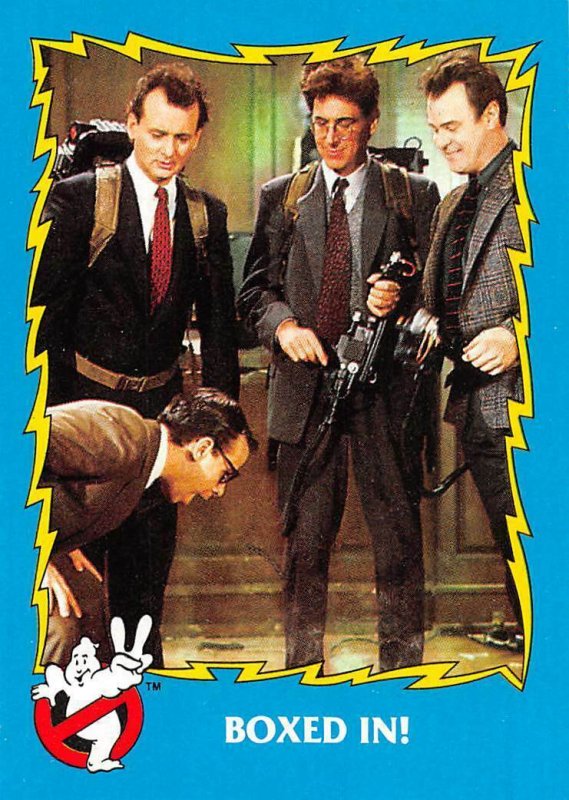 1989 Topps Ghostbusters #33 Boxed In! > Egon > Peter & Ray > 