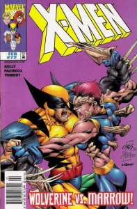 X-Men (2nd Series) #72 (Newsstand) VF ; Marvel | Joe Kelly Wolverine vs Marrow