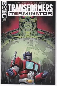 Transformers The Terminator #4 B September 2020 IDW Dark Horse Arnold