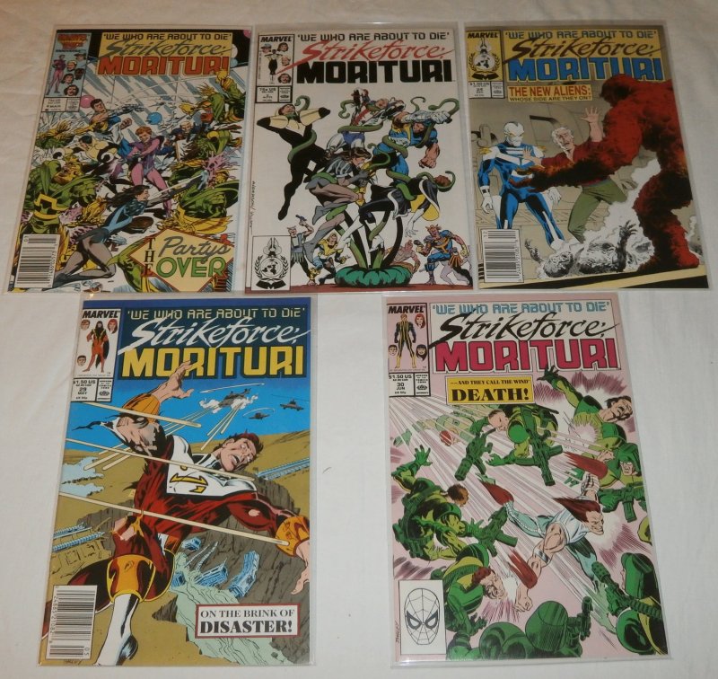 Strikeforce Morituri #4,5,24,29,30 (set of 5) Gillis, Hudnall, Anderson, Bagley