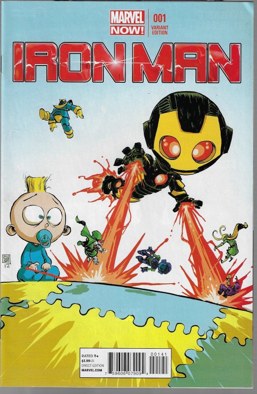 Iron Man #1 (Marvel, 2013) Skottie Young Baby Variant