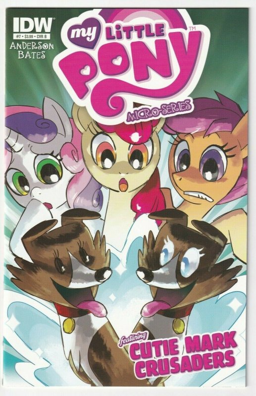 My Little Pony Micro Series #7 B August 2013 IDW Cutie Mark Crusaders