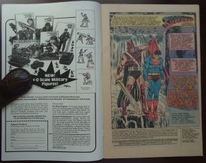 Action Comics #495 Blue Logo Variant NEAR MINT Condition (1979) Bad spine roll