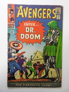 The Avengers #25 (1966) VG Condition moisture stain