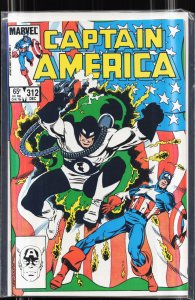 Captain America #312 (1985) Captain America [Key Issue]
