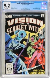 Vision and Scarlet Witch #1 CGC Graded 9.2