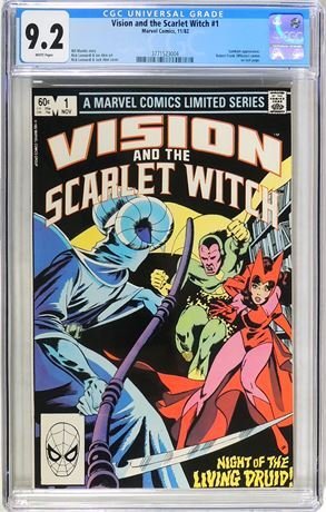 Vision and Scarlet Witch #1 CGC Graded 9.2