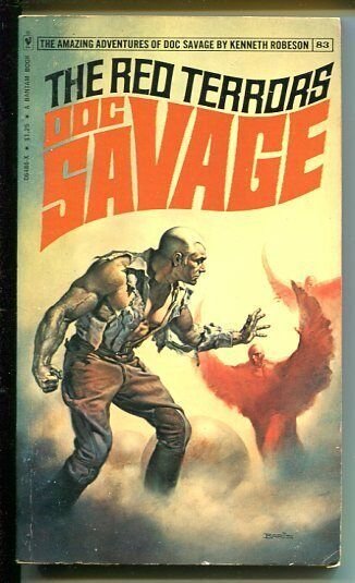 DOC SAVAGE-THE RED TERRORS-#83-ROBESON-VG/FN-BORIS VALLEJO-1ST EDITION VG/FN