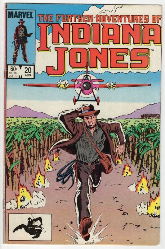 Further Adventures of Indiana Jones #20 ORIGINAL Vintage 1984 Marvel Comics 