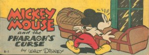 Mickey Mouse and the Pharaohs Curse #1 Walt Disney Wheaties 1950 VF