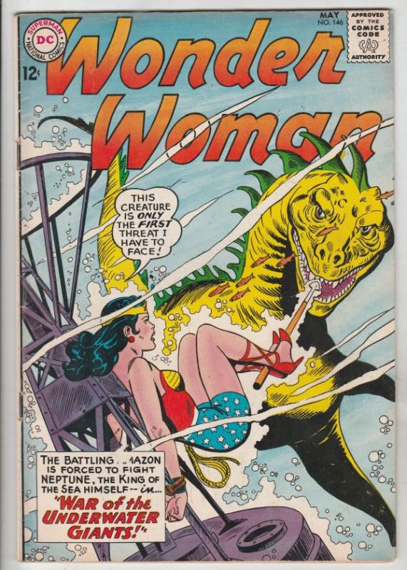 Wonder Woman #146 (May-64) FN+ Mid-High-Grade Wonder Woman