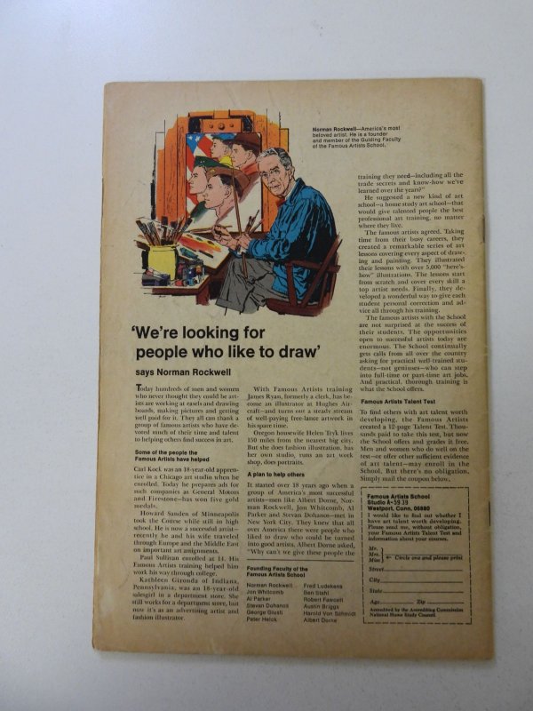 The Avengers #58 (1968) VG condition moisture stains