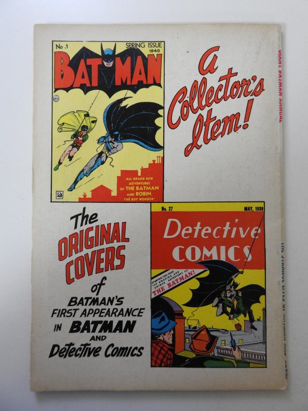 Batman Annual #5  (1963) VG Condition! tape pull front cover