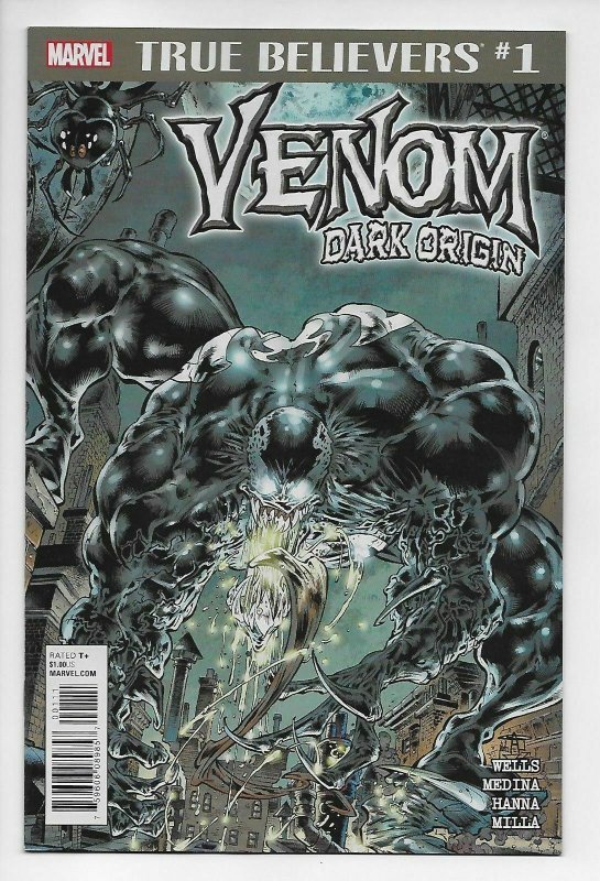 True Believers Venom Dark Origin #1 (Marvel, 2018) NM