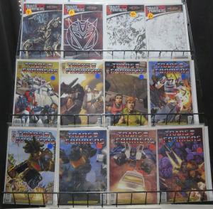 TRANSFORMERS IDW COLLECTION! 19 ISSUES! VARIANTS! INFILTRATION! VF-NM/Bag/boards