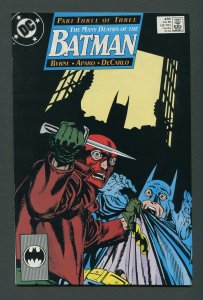 Batman #433, #434, #435 (Many Deaths of Batman Set)  1989