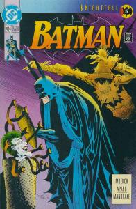 Batman #494 VF ; DC | Knightfall 5 Joker Scarecrow