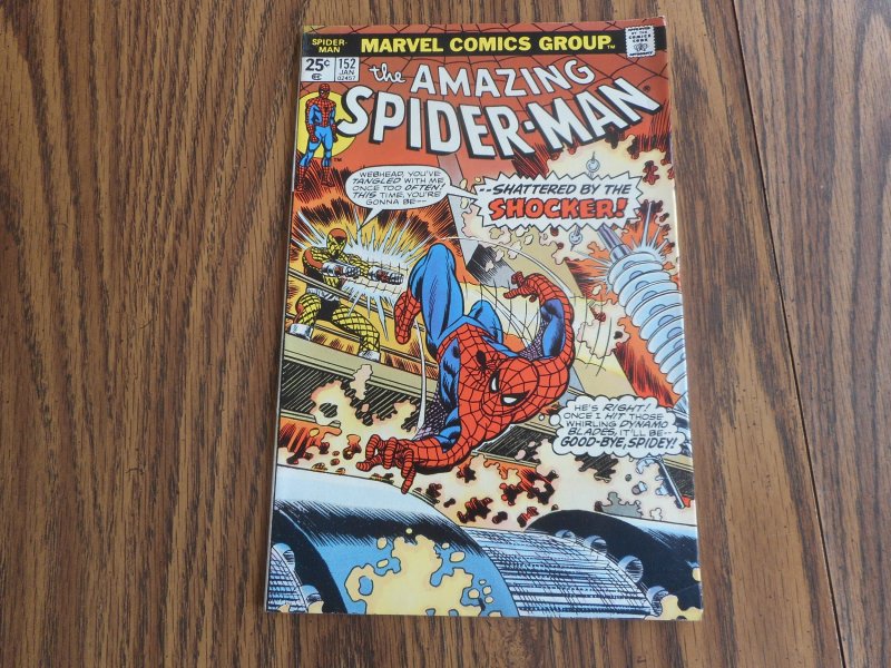 AMAZING SPIDERMAN# 152  BEAUTIFUL MID GRADE GEM WOW!!